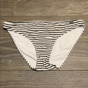 Striped bikini bottoms